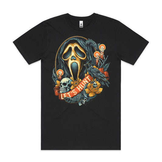 Scream Horror Movies T-Shirt Cotton Block Tee