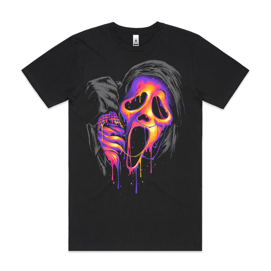 Scream V2 Funny Horror Movies T-Shirt Cotton Block Tee