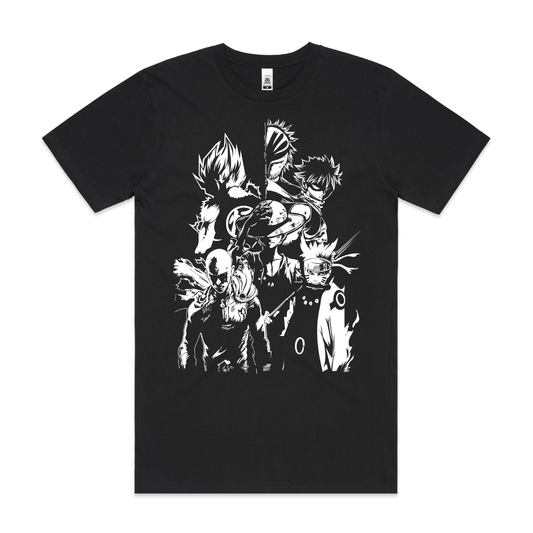 Heroes One Manga T-Shirt Japanese Anime Tee