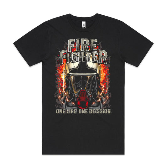 Fire Fighter T-Shirt The Life Hero Tee