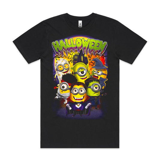 Halloween minions T-shirt Funny Tee