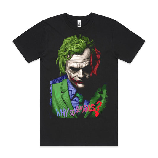 Batman Joker Why So Serious V2 T-Shirt Joker Tee