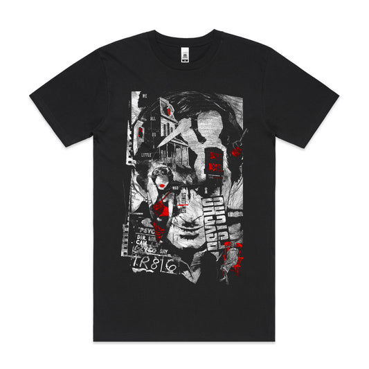 Alfred Hitchcock Pyscho T-shirt Horror Movie Tee