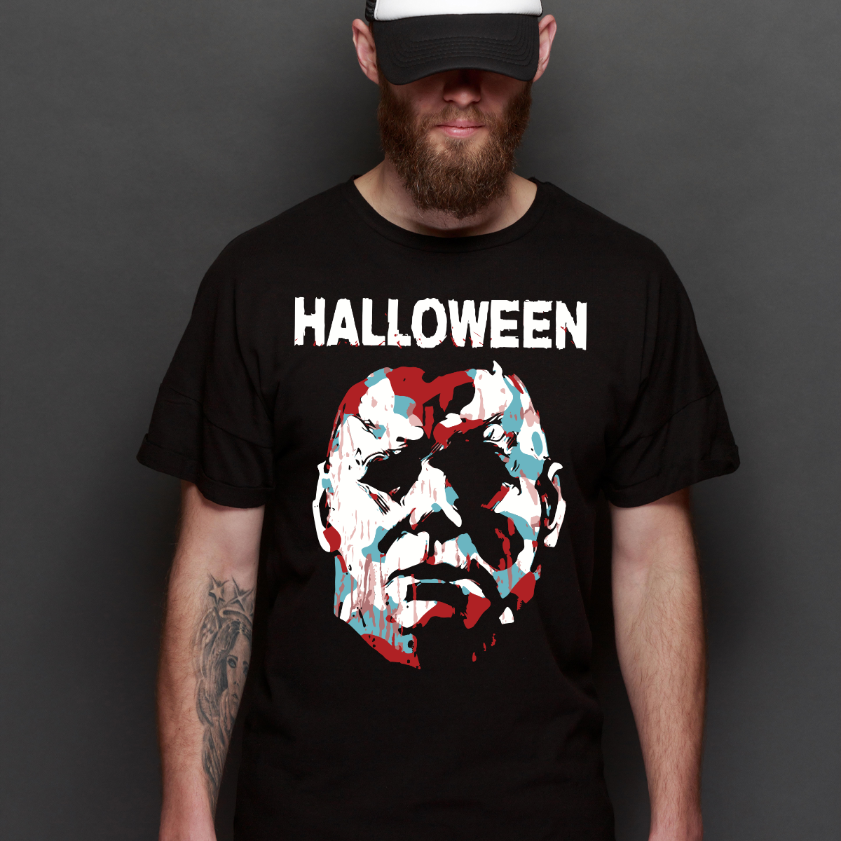 Halloween Michael Myers V5 T-shirt Horror Movie Tee