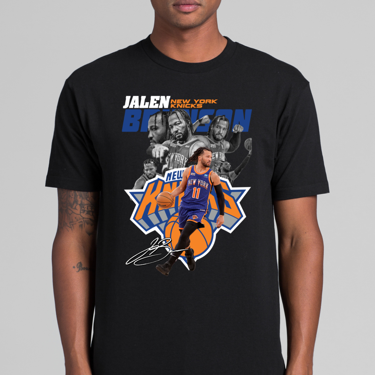 Jalen Brunson V6 NBA T-Shirt Sport Athlete Family Tee