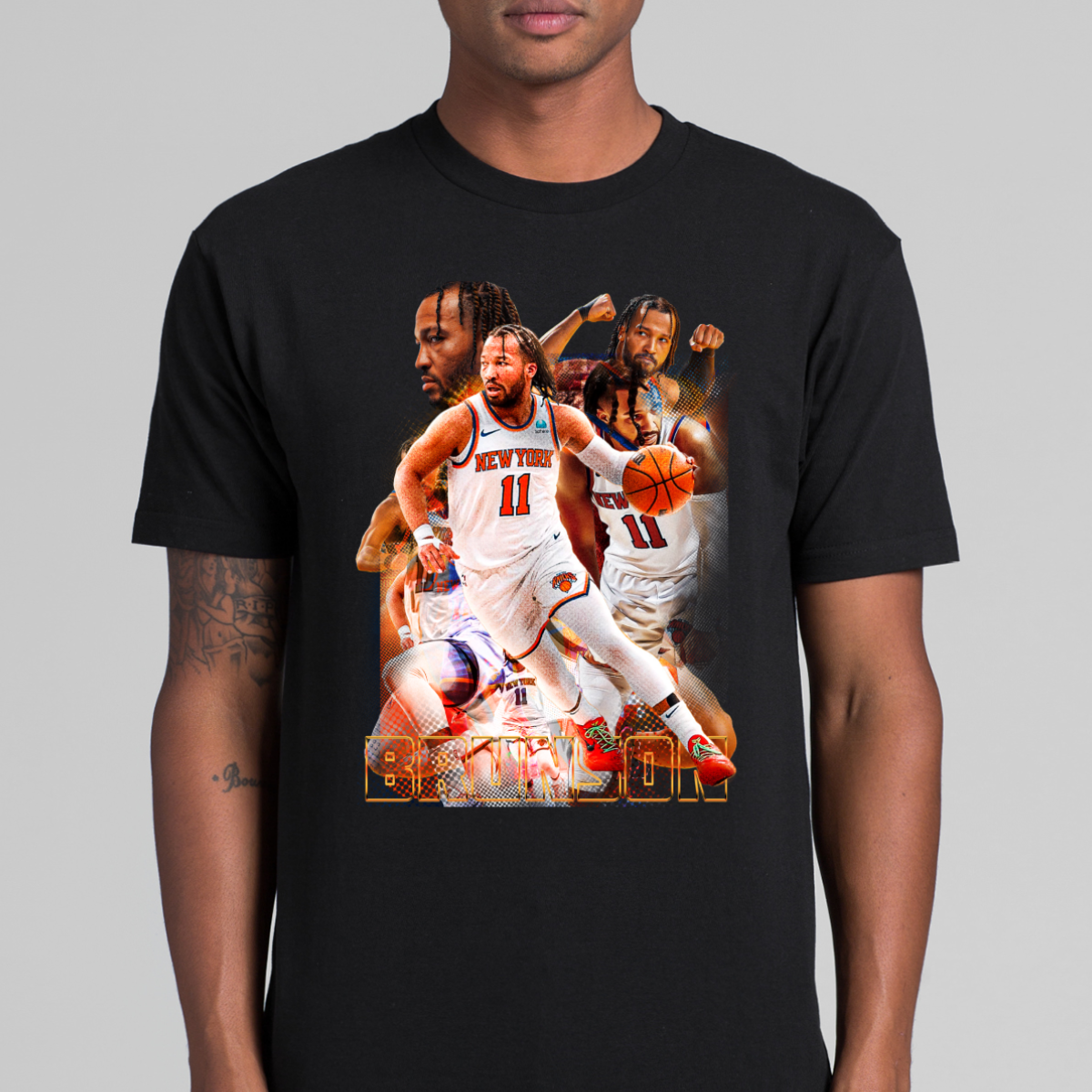 Jalen Brunson V7 NBA T-Shirt Sport Athlete Family Tee