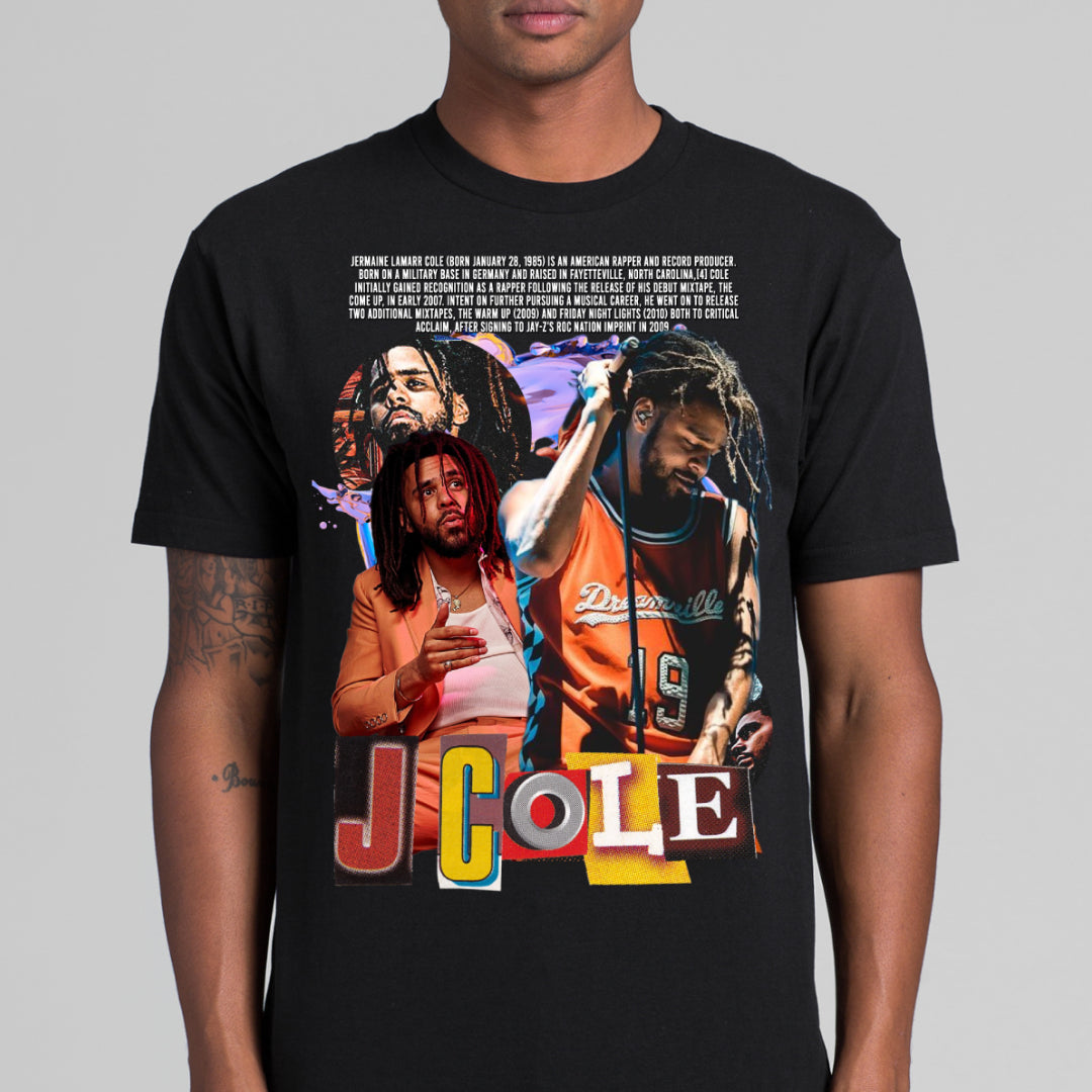 J. Cole V3 T-Shirt Rapper Family Fan Music Hip Hop Culture