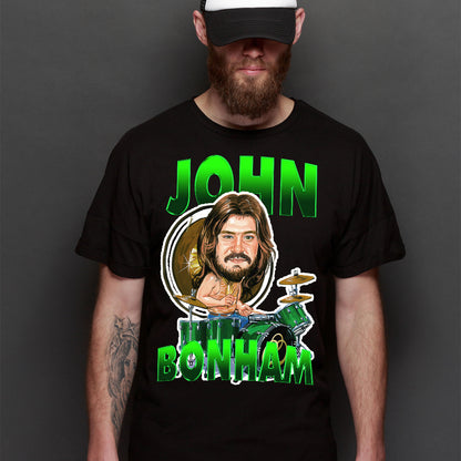 John Bonham T-shirt Artist Family Music Tee