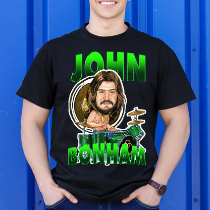 John Bonham T-shirt Artist Family Music Tee