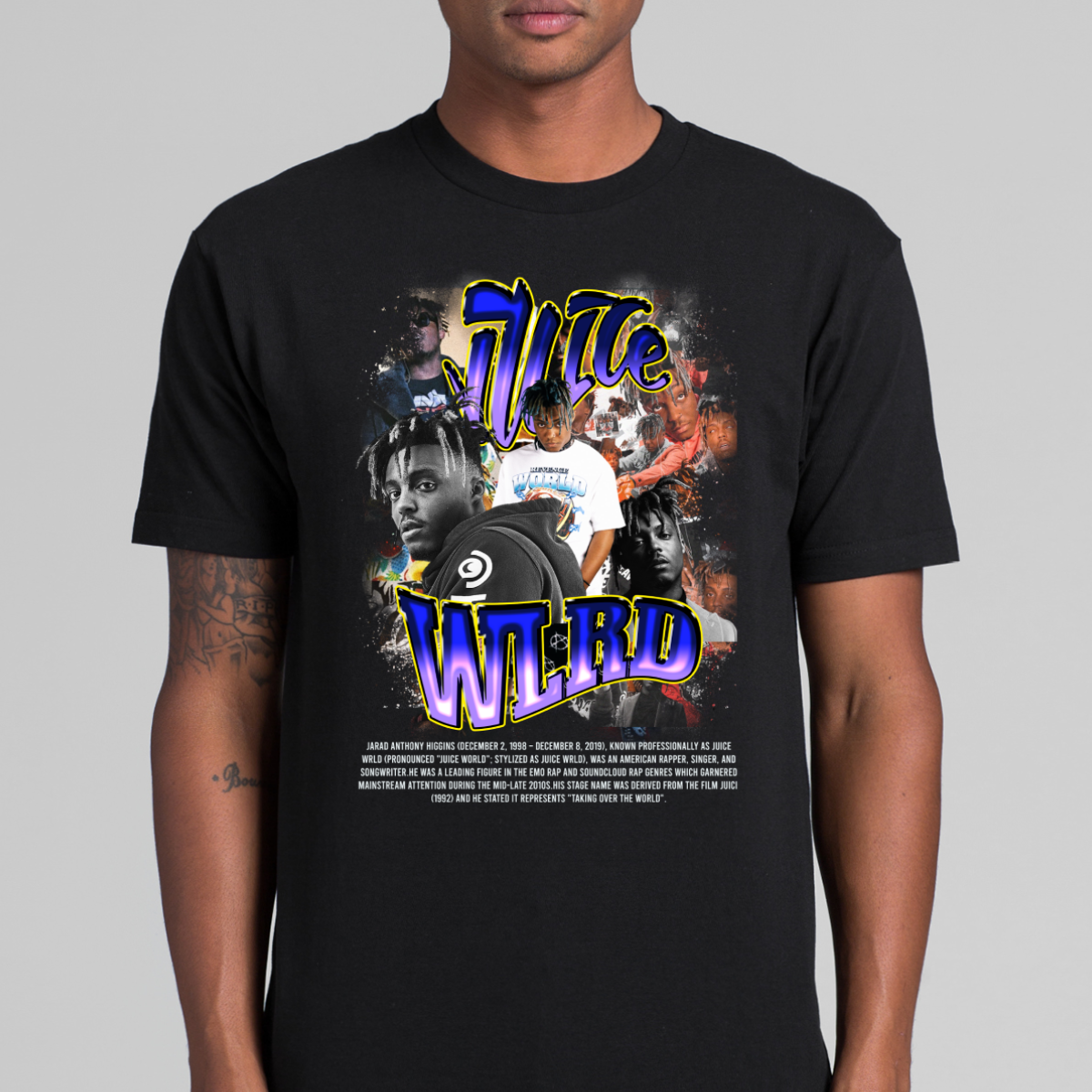 Juice WRLD V6 T-Shirt Rapper Family Fan Music Hip Hop Culture