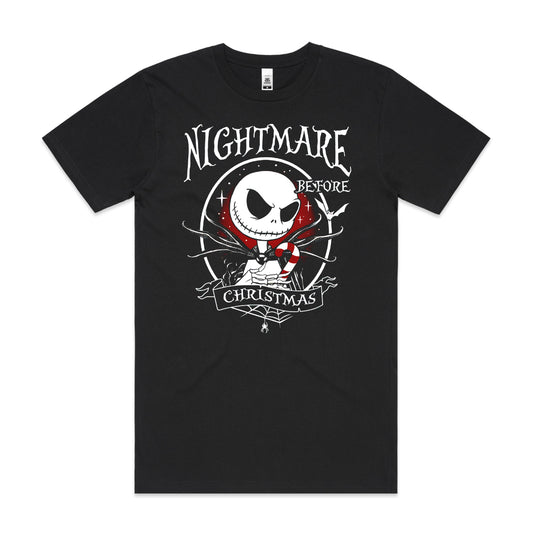 Nightmare Before Christmas Jack Skellington T-shirt Movie Tee