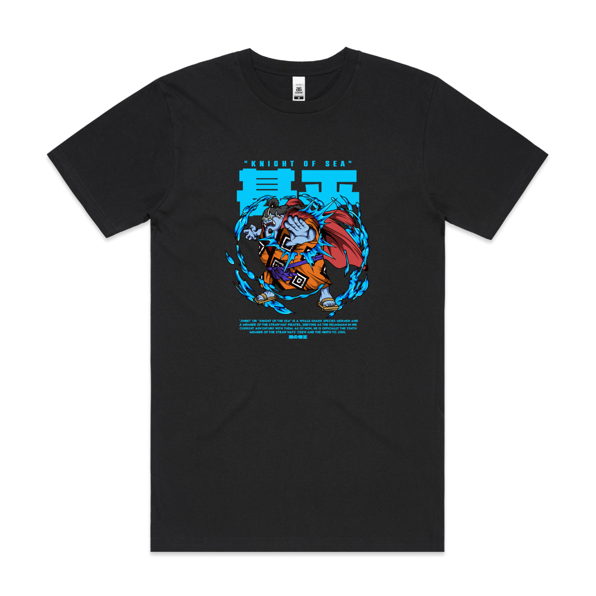 One Piece Knight Of The Sea Jinbei T-Shirt Japanese Anime Tee