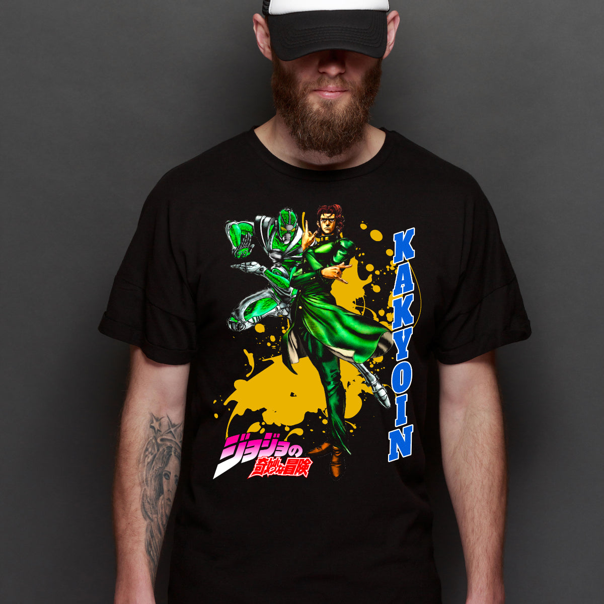 Jojo's Bizarre Adventure Kakyoin T-shirt Japanese anime