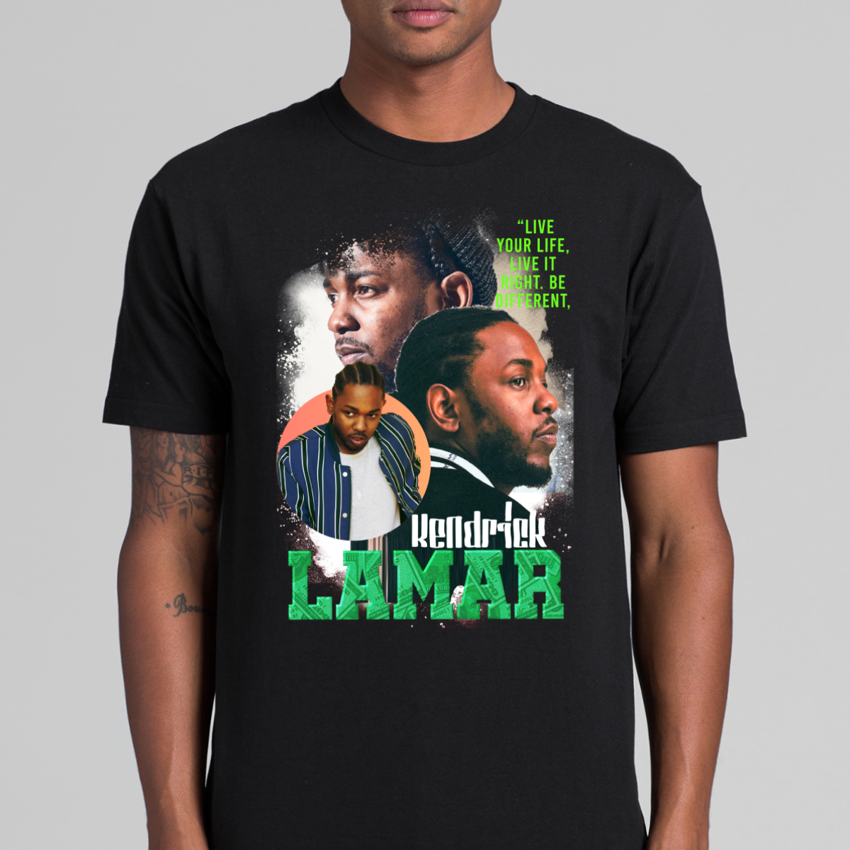 Kendrick Lamar V2 T-Shirt Artist Family Fan Music Rapper Culture