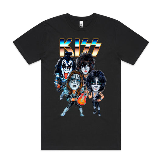 Kiss Band T-shirt Artist Family Music Heavy Metal Tee