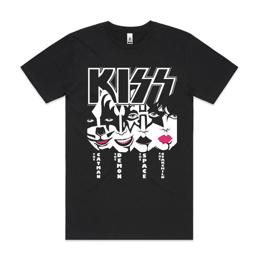 KISS T-Shirt V12 Band Family Tee Music Heavy Metal