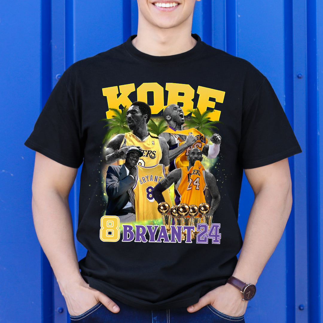 Kobe Bryant V18 NBA T-Shirt Sport Athlete Family Tee