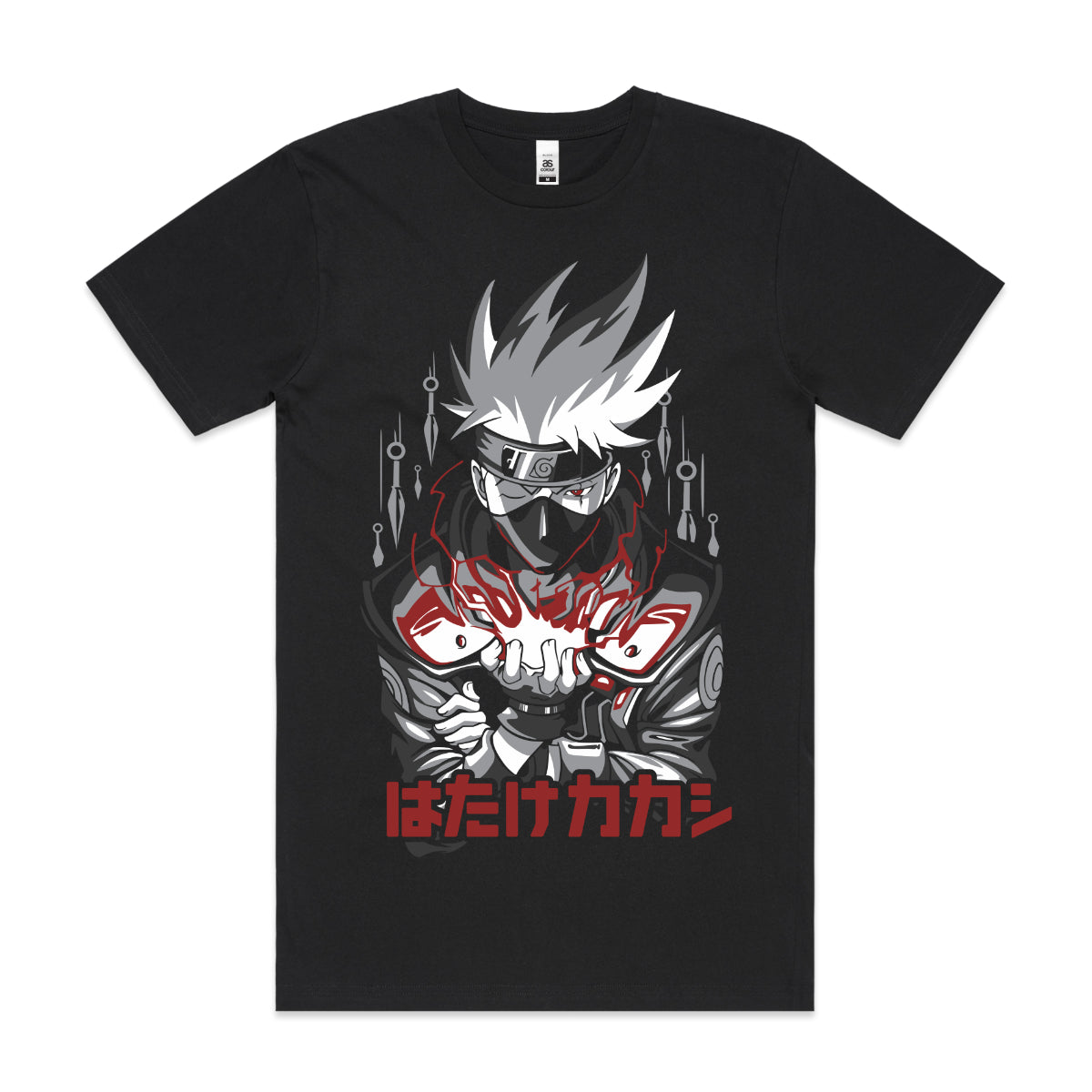 Naruto Kakashi Hatake V4 T-shirt Japanese Anime Tee