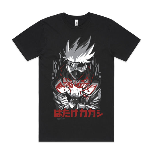 Naruto Kakashi Hatake V4 T-shirt Japanese Anime Tee