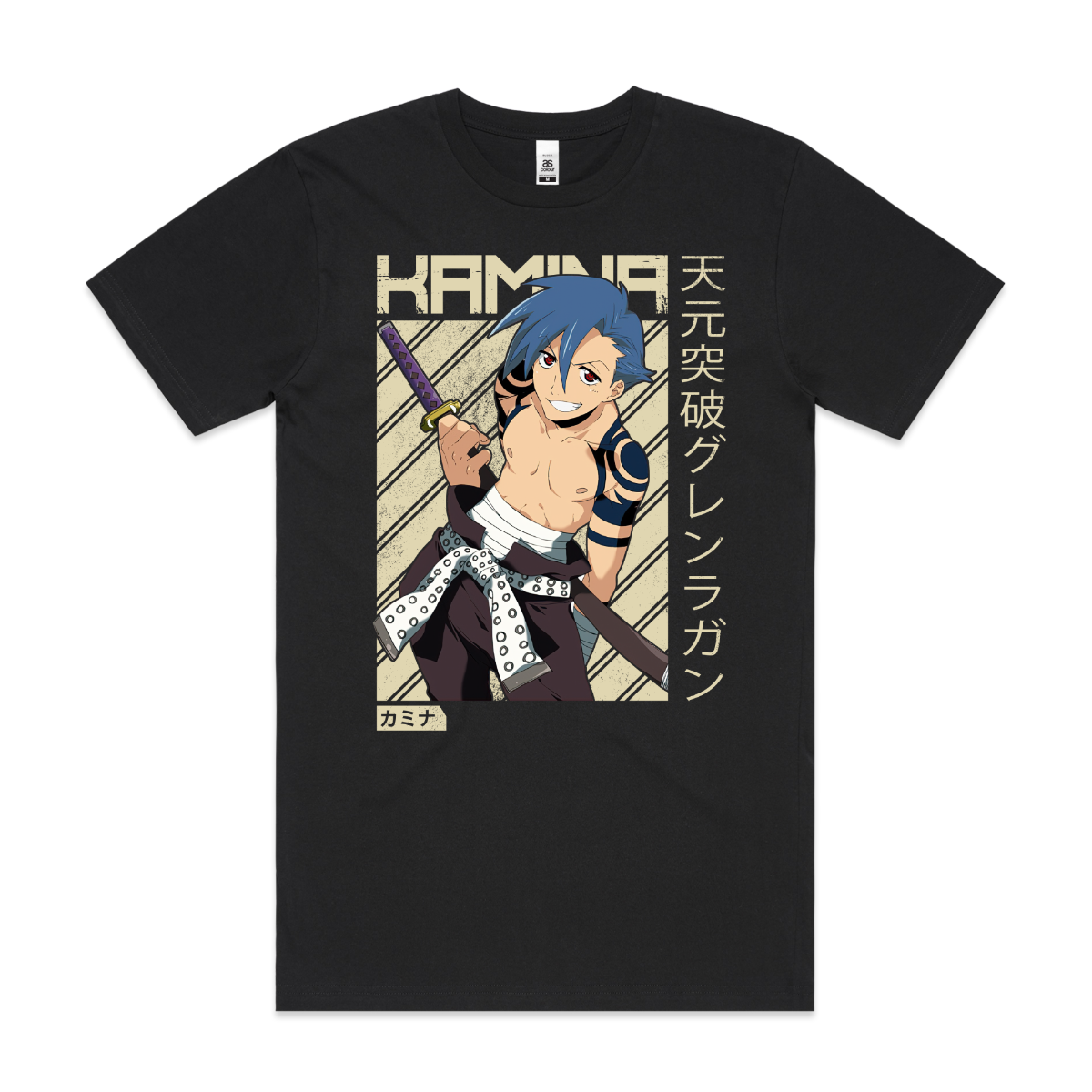 Gurren Lagann Kamina T-Shirt Japanese Anime Tee