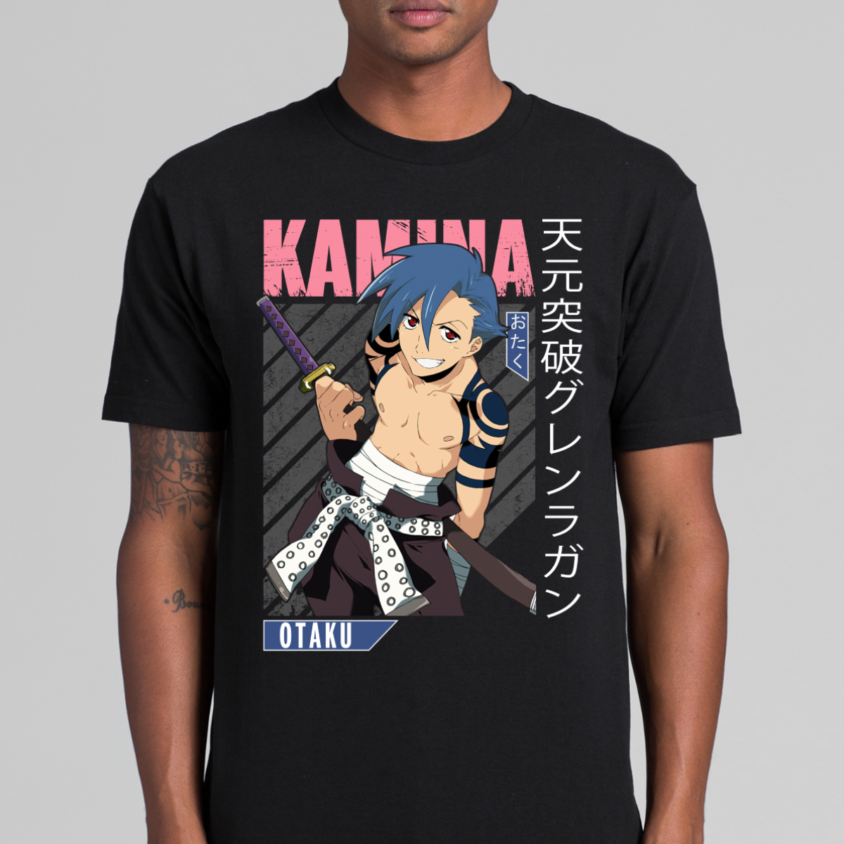Gurren Lagann Kamina V3 T-Shirt Japanese Anime Tee