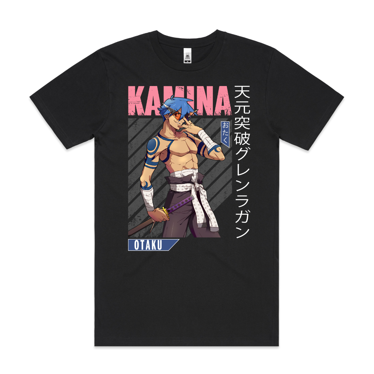Gurren Lagann Kamina V4 T-Shirt Japanese Anime Tee