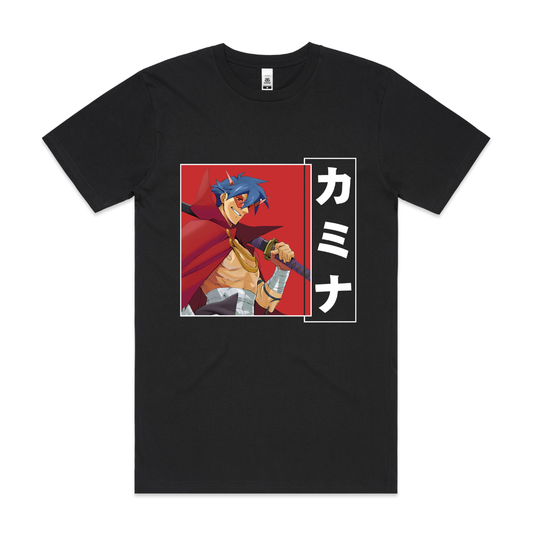 Gurren Lagann Kamina V5 T-Shirt Japanese Anime Tee