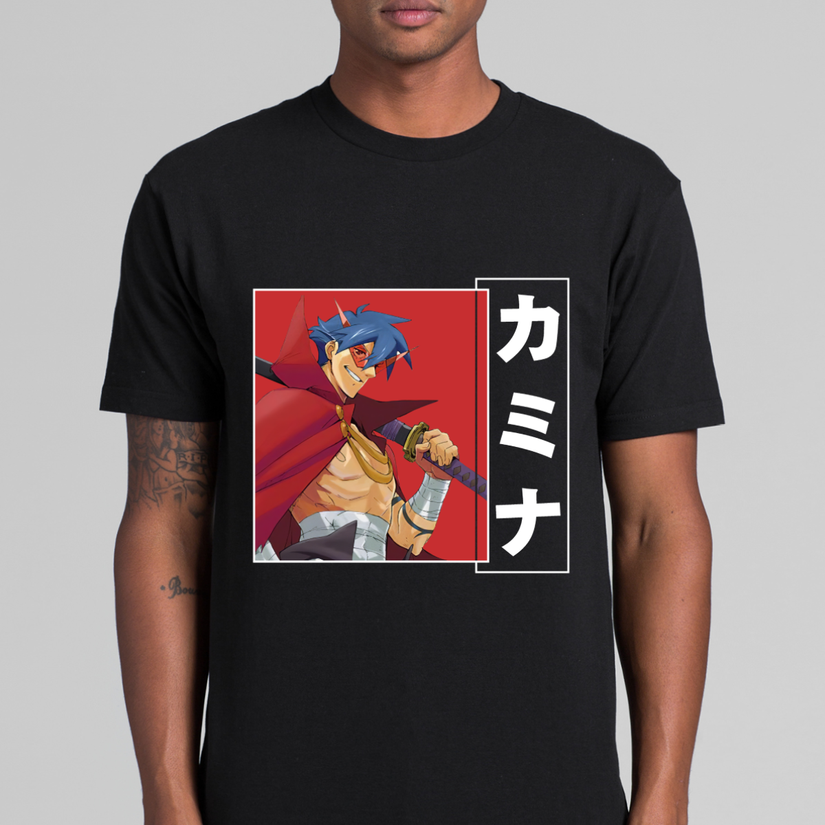 Gurren Lagann Kamina V5 T-Shirt Japanese Anime Tee