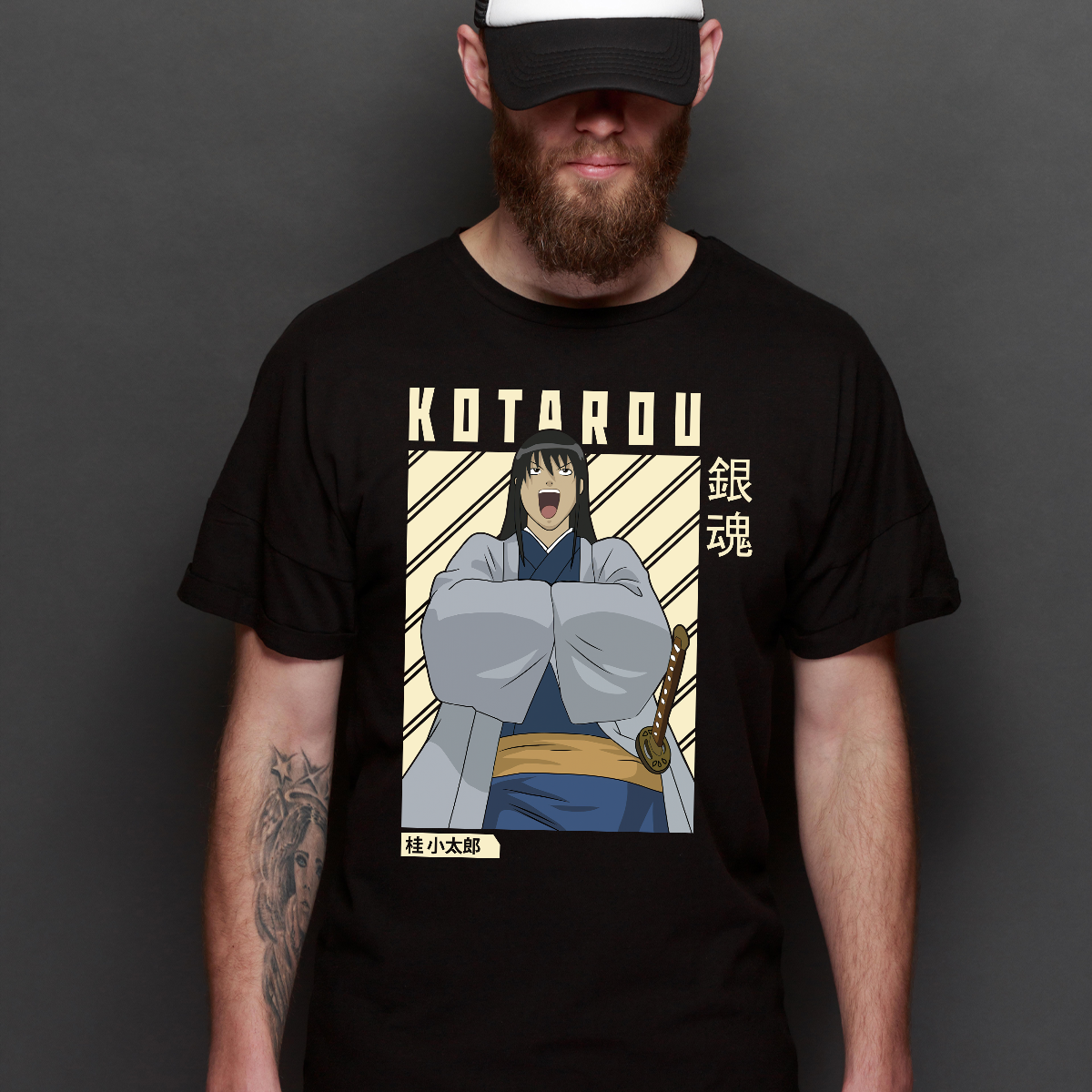 Gintama Kotaro Katsura T-Shirt Japanese Anime Tee