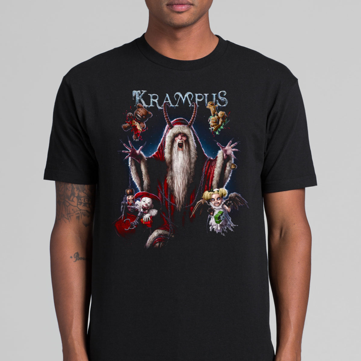Krampus T-shirt Horror Comedy Tee