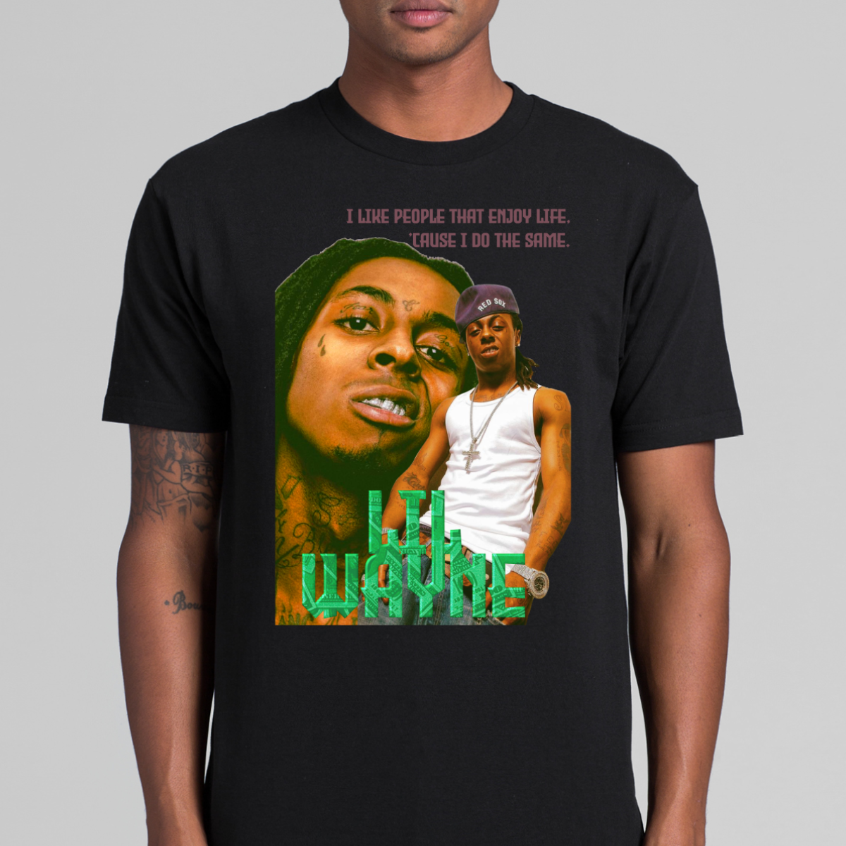 Lil Wayne V7 T-Shirt Rapper Family Fan Music Hip Hop Culture