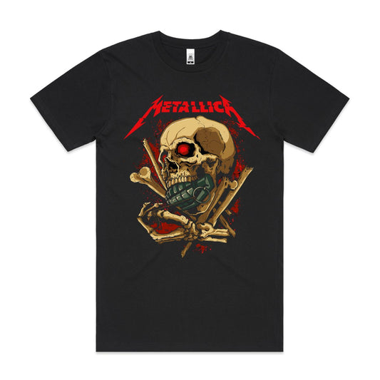 Metallica V47 T-Shirt Band Family Tee Music Heavy Metal