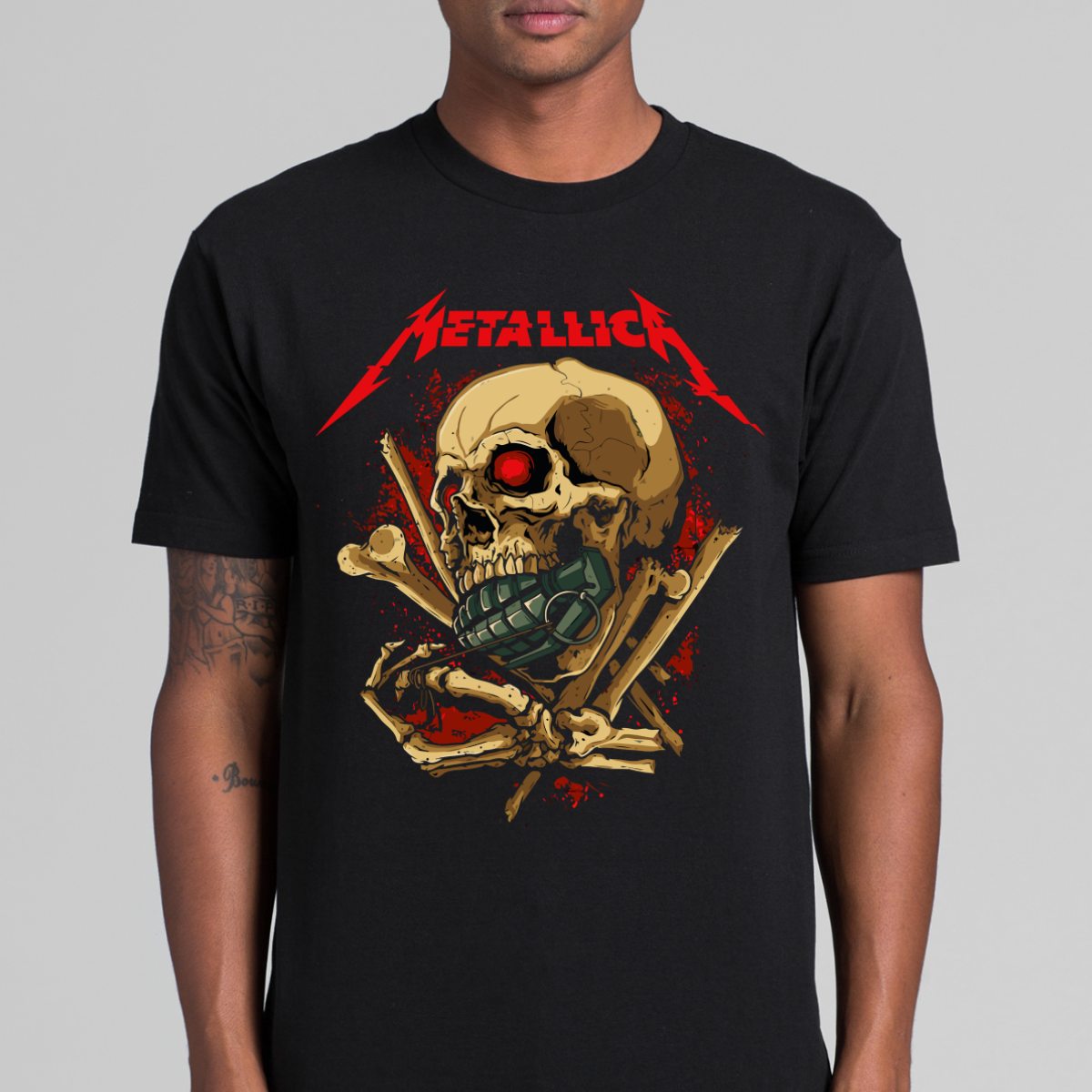 Metallica V47 T-Shirt Band Family Tee Music Heavy Metal