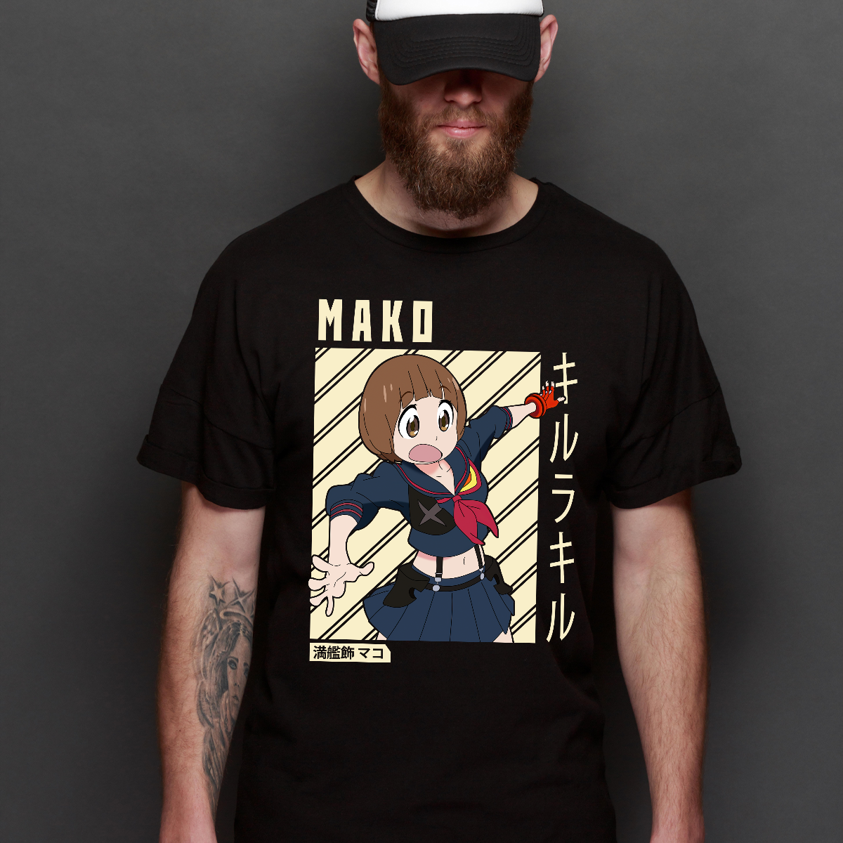 Kill la Kill Mako Mankanshoku T-Shirt Japanese Anime Tee