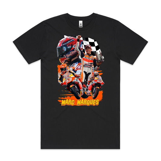 Marc Marquez T-shirt Motorcycle Road Racer Tee