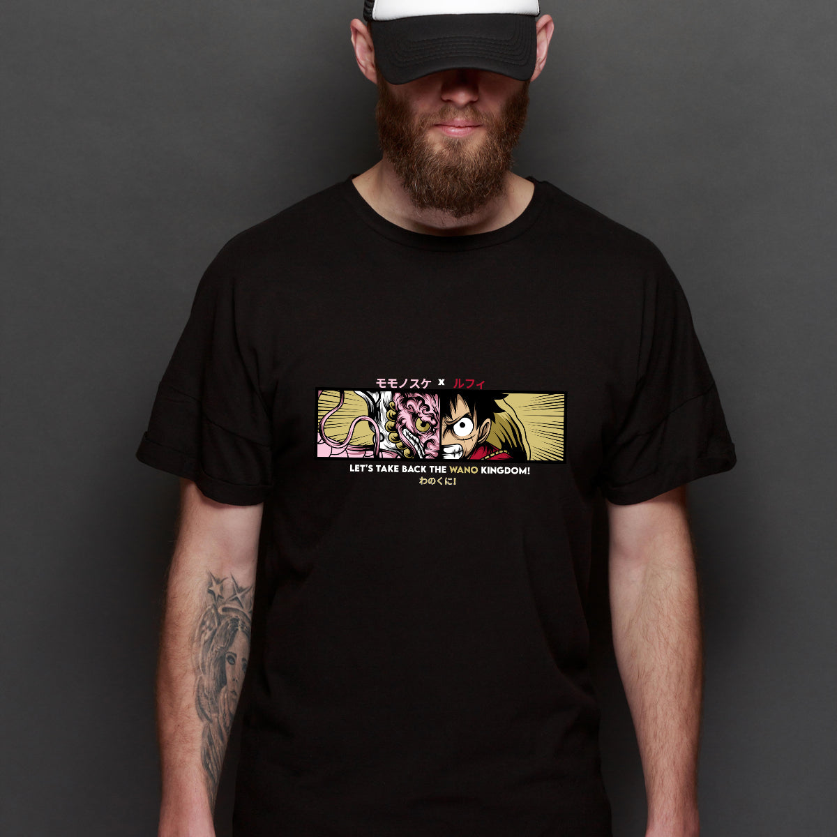 One Piece Momo x Luffy T-Shirt Japanese Anime Tee