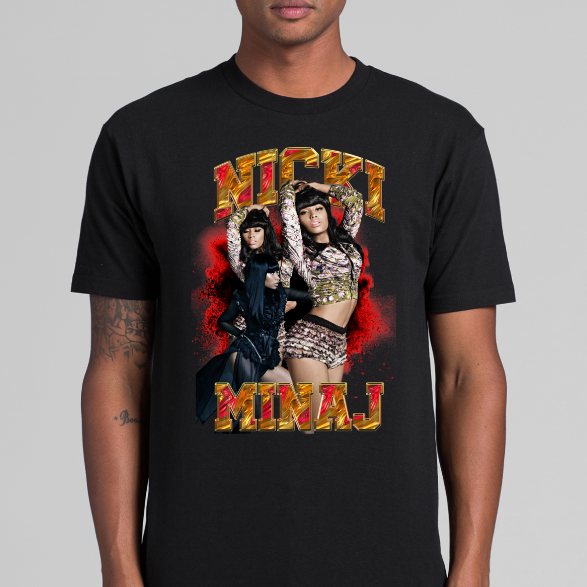 Nicki Minaj V3 T-Shirt Artist Family Fan Music Pop Culture