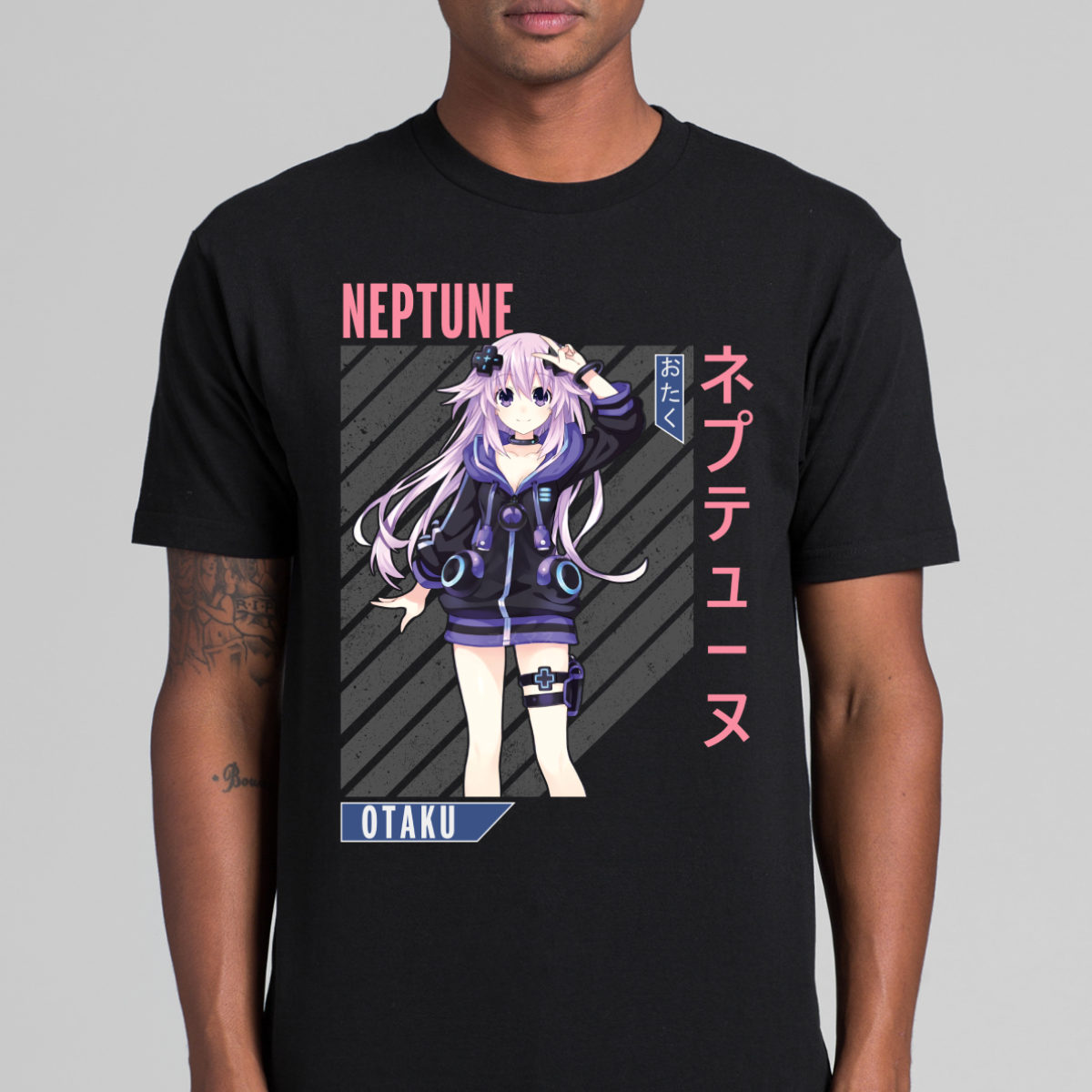 Hyperdimension Neptunia Neptune V2 T-Shirt Japanese Anime Tee