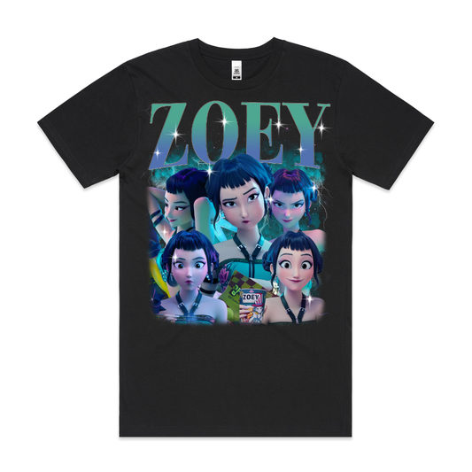 K-pop Demon Hunters Zoey V4 T-shirt Animation Movie Tee