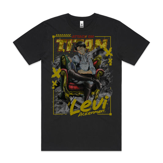 Attack on Titan Levi Ackerman V3 T-shirt Japanese anime Tee