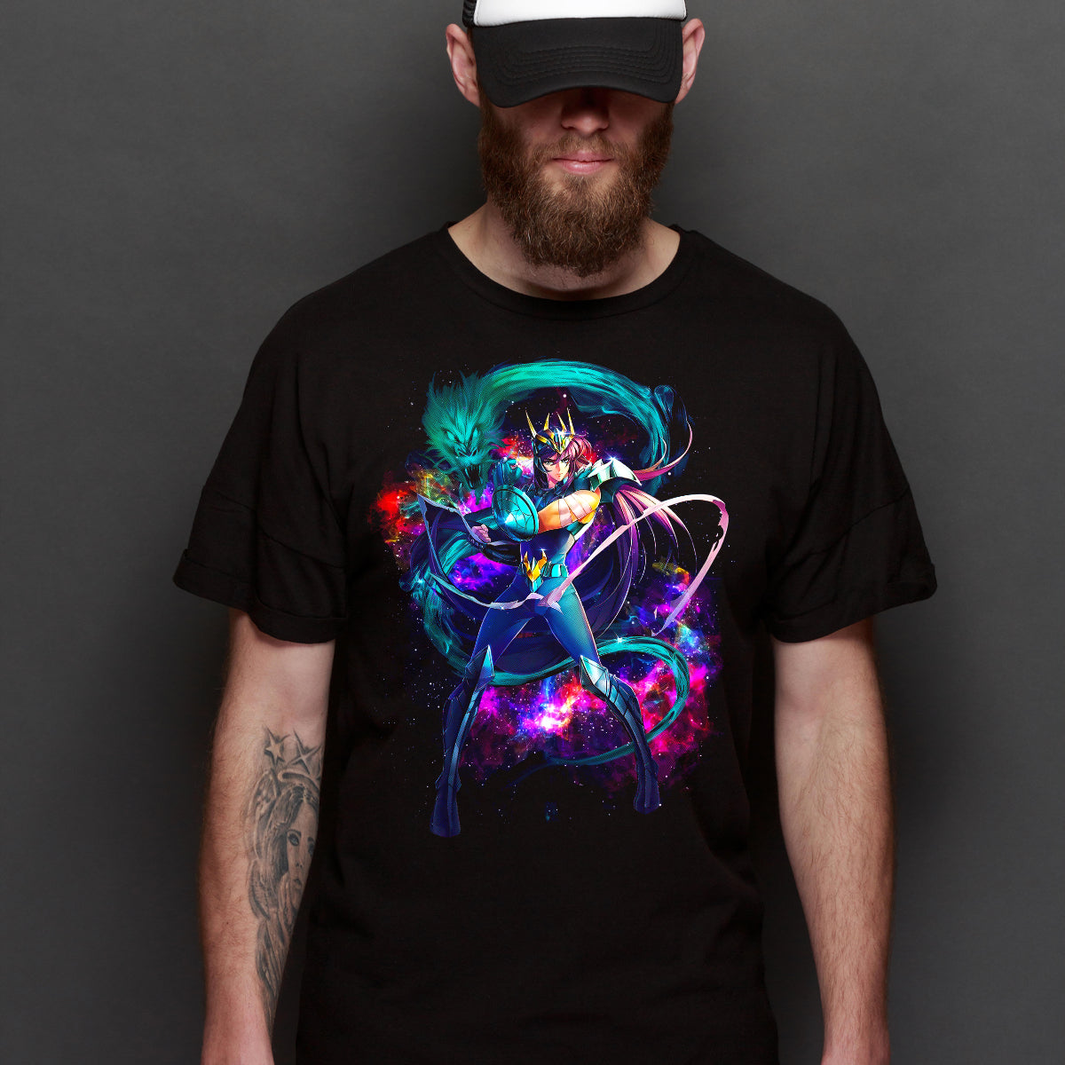 Saint Seiya Dragon Shiryū T-shirt Japanese anime Tee