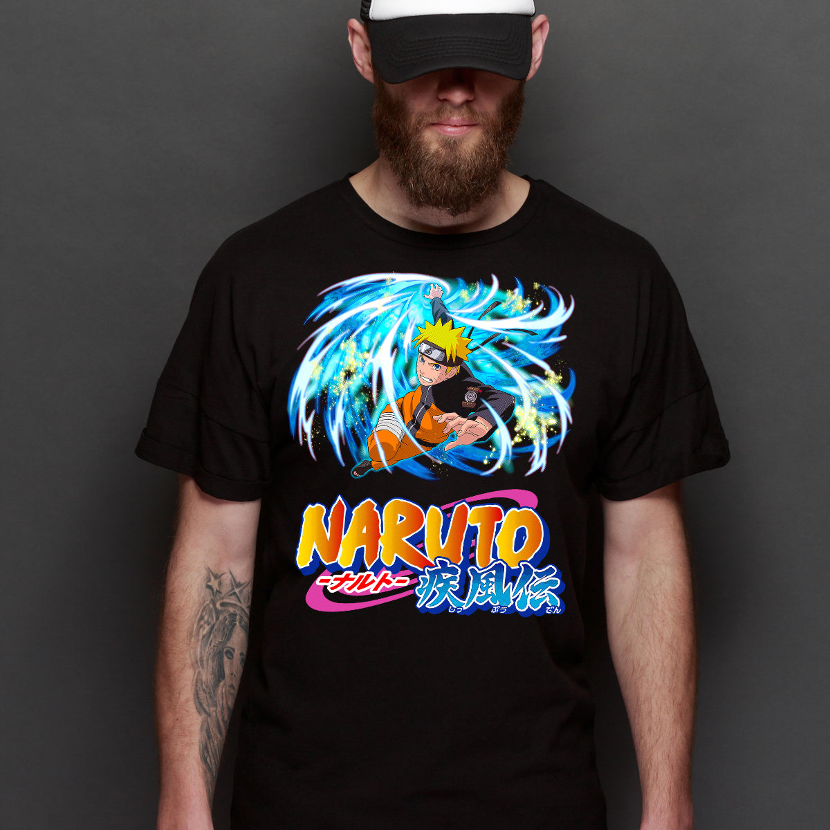 Naruto V18 T-shirt Japanese anime Tee