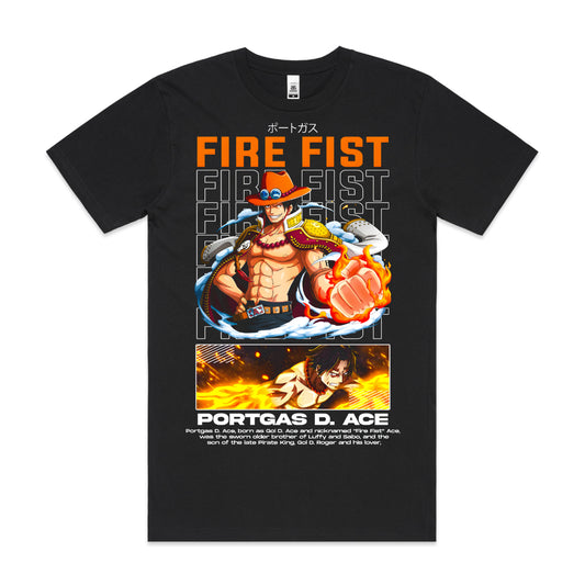 One Piece Portgas D. Ace V3 T-Shirt Japanese Anime Tee