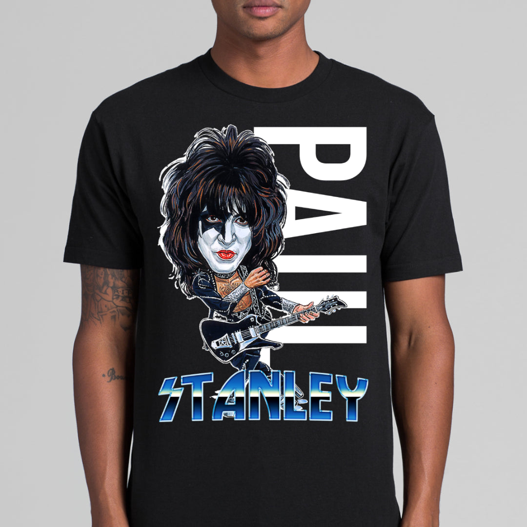 Kiss Paul Stanley T-shirt Artist Family Music Heavy Metal Tee