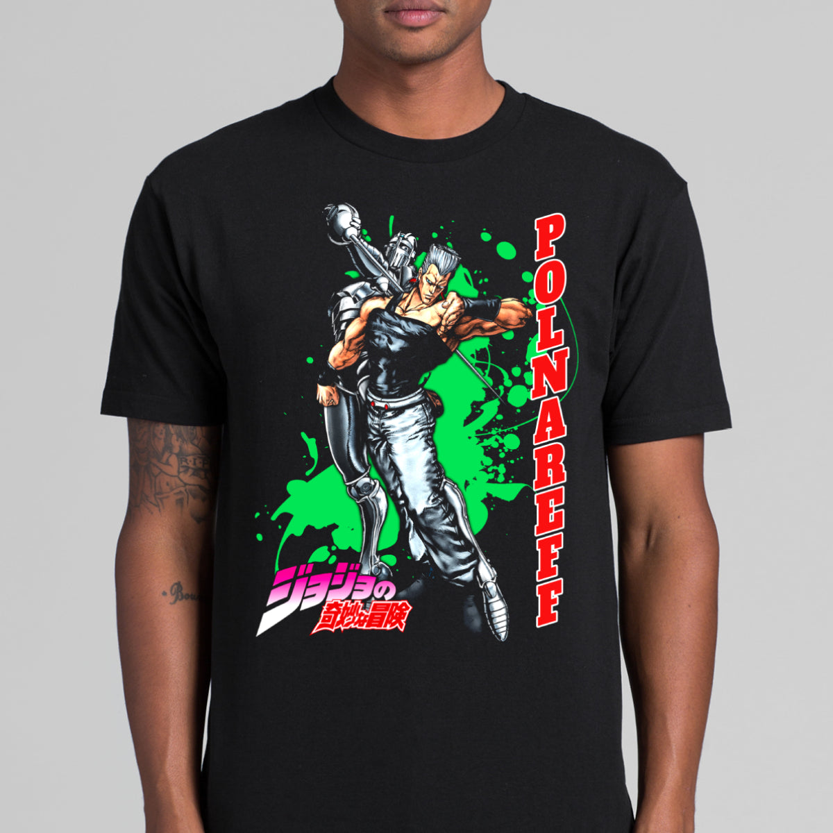 Jojo's Bizarre Adventure Polnareff T-shirt Japanese anime