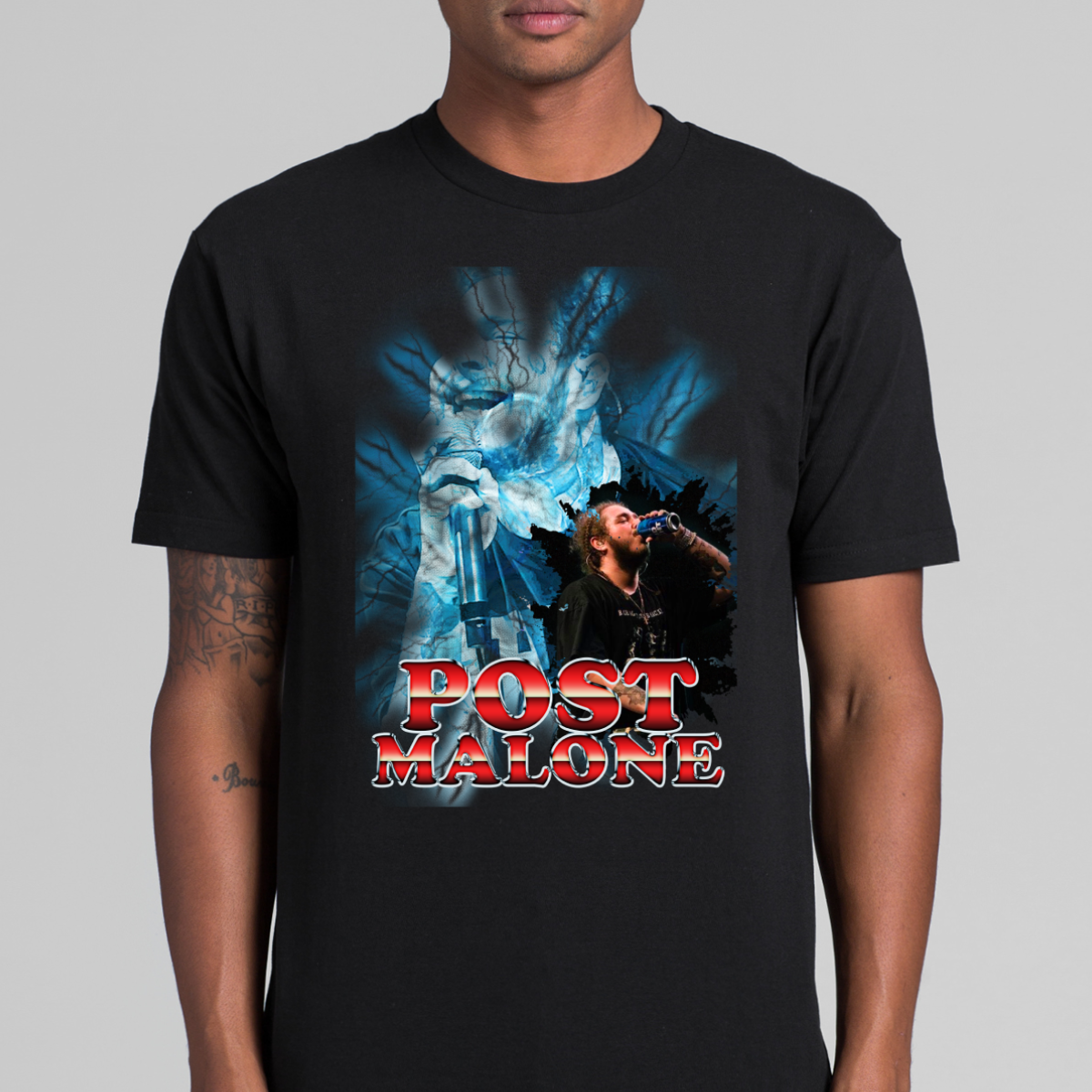 Post Malone V11 T-Shirt Rapper Family Fan Music Hip Hop Culture
