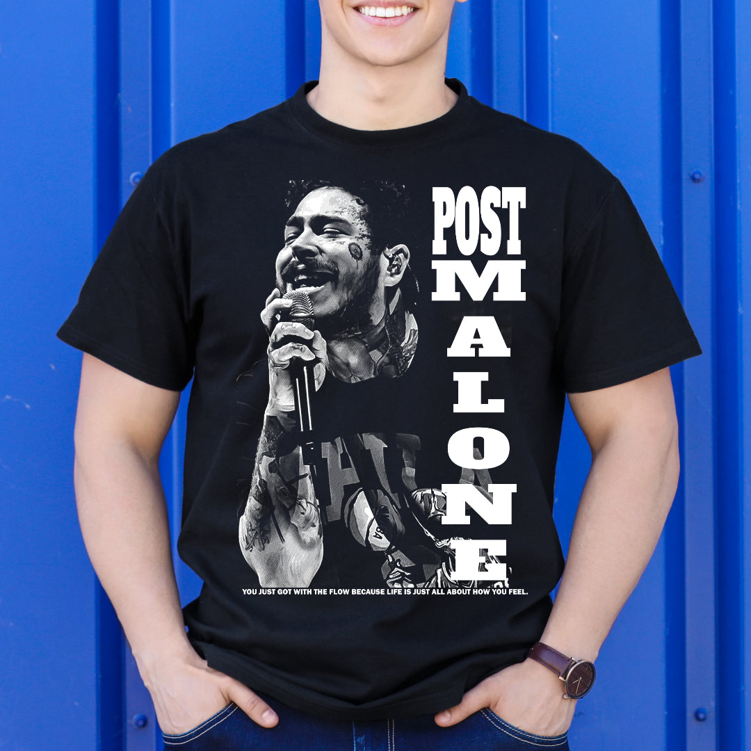 Post Malone V4 T-Shirt Rapper Family Fan Music Hip Hop Culture