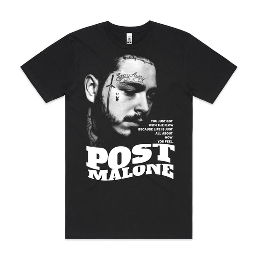 Post Malone V5 T-Shirt Rapper Family Fan Music Hip Hop Culture