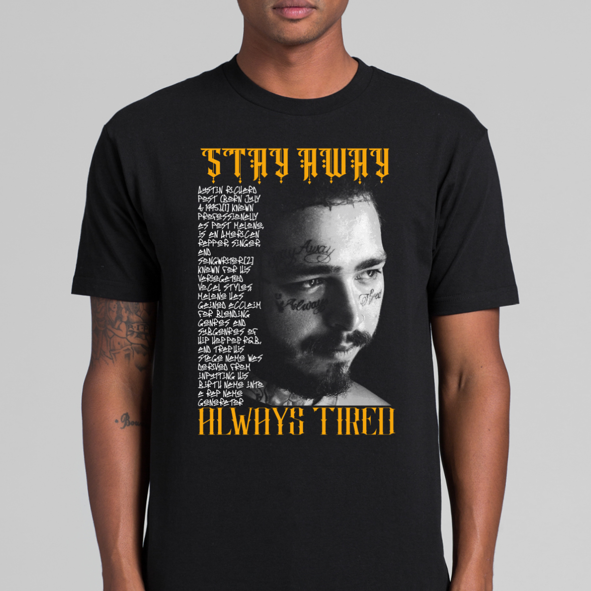 Post Malone V13 T-Shirt Rapper Family Fan Music Hip Hop Culture