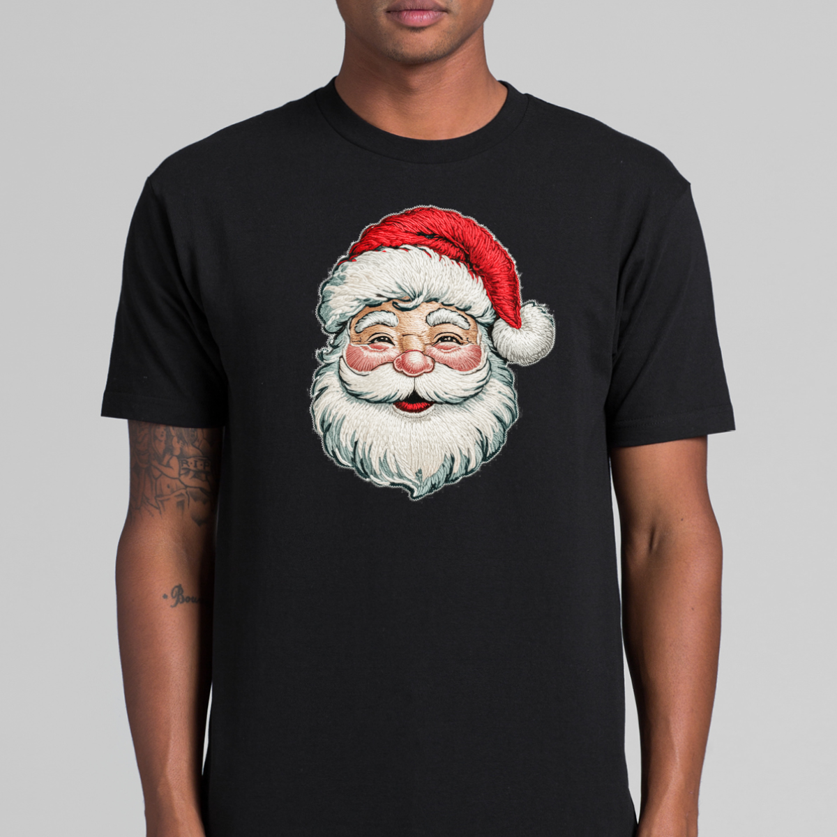 Santa Claus Christmas V6 T-Shirt Cartoon Tee